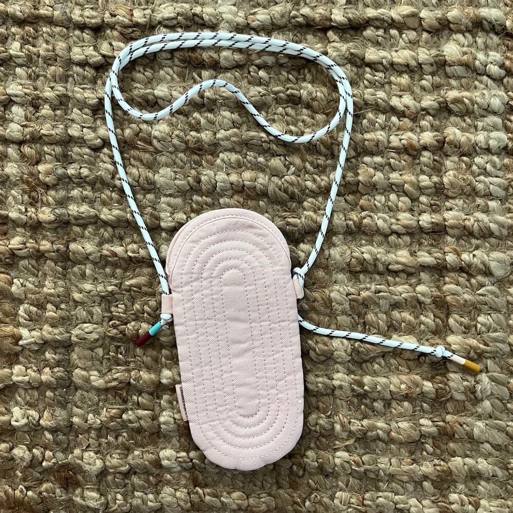 Zimmermann Pink Phone Crossbody Bag Padded Sunglasses Case Mini Pouch NWOT